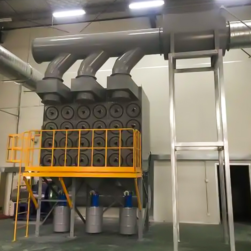 Pulse filter cartridge-type dust collector